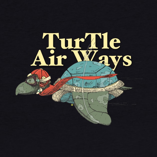 Turtle AirWays by RobertBretonArt